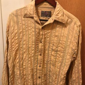 Territory Ahead yellow textured shirt